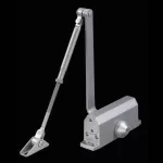 FR5013AW Hydraulic Auto Door Closers, Adjustable Spring Size 3, Regular Arm, Cast Aluminum Body